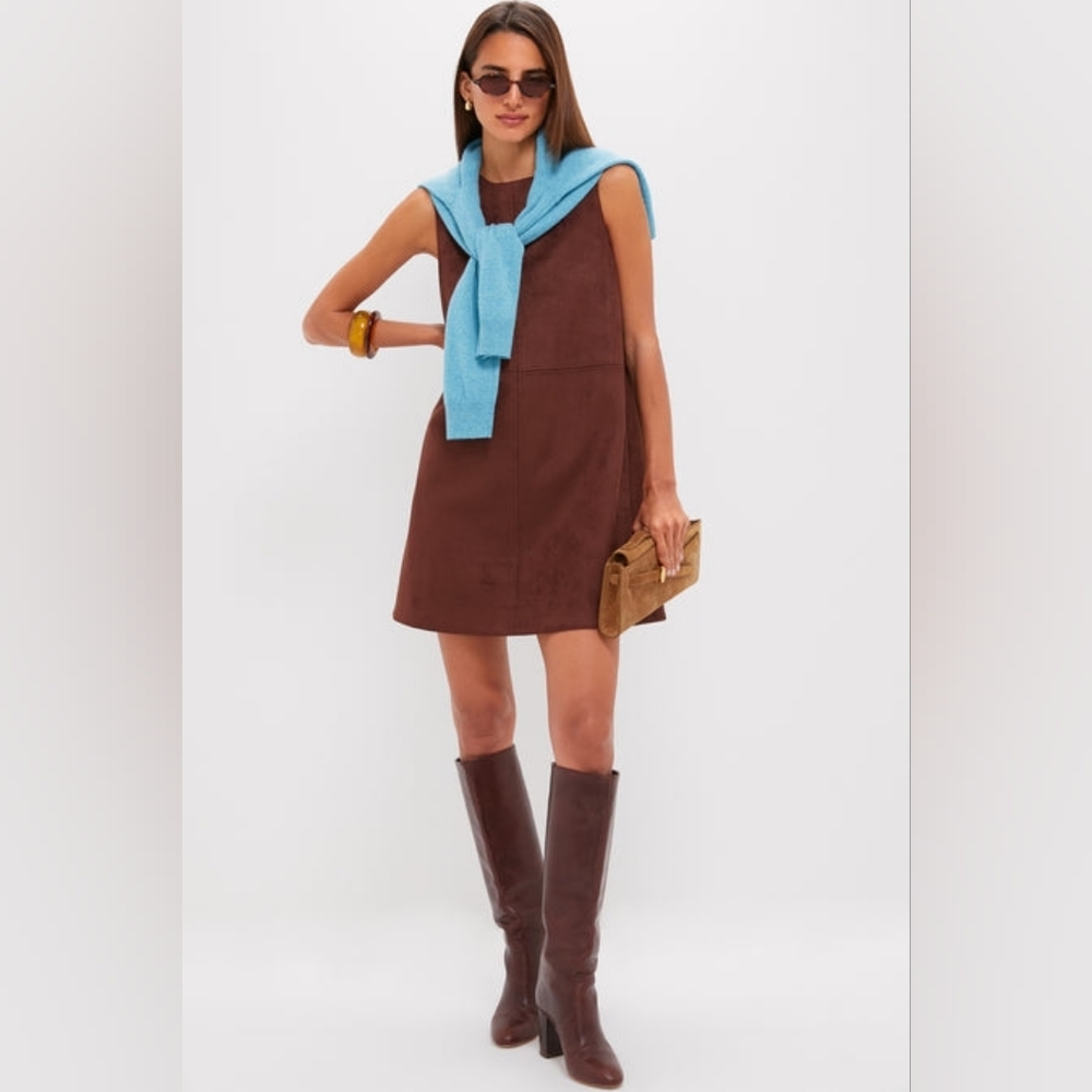 NWT Tuckernuck Ganache Vegan Suede Marlowe Dress Size XS